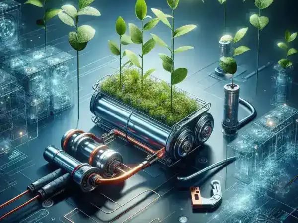 "Infografía que ilustra los avances revolucionarios en tecnologías de almacenamiento de energía, destacando las innovaciones en baterías sostenibles para un futuro más ecológico, como materiales alternativos y eficiencia energética."