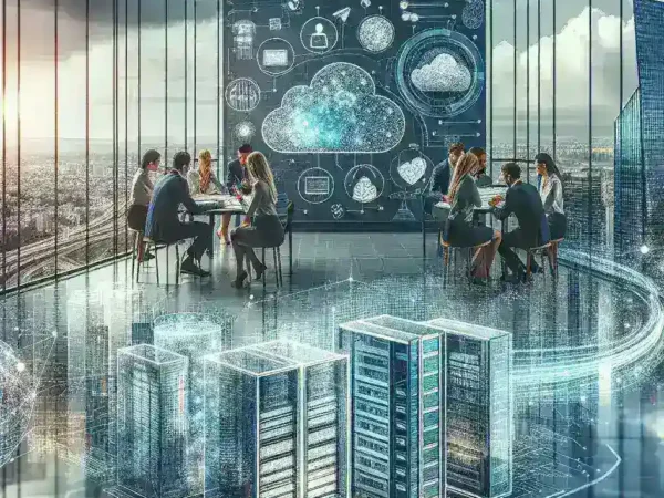 "Telefónica hybrid cloud service launch for Spanish SMEs, showcasing innovative technology solutions for small and medium-sized enterprises."